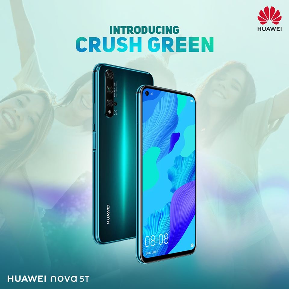 புதிய வண்ணத்தில் அறிமுகப்படுத்தப்பட்டுள்ள Huawei Nova 5T
