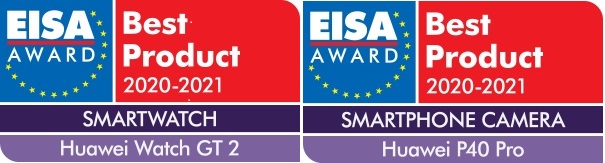 Huawei wins Two EISA awards for “Best Smartphone Camera” with the HUAWEI P40 Pro and “Best Smartwatch” for HUAWEI WATCH GT 2