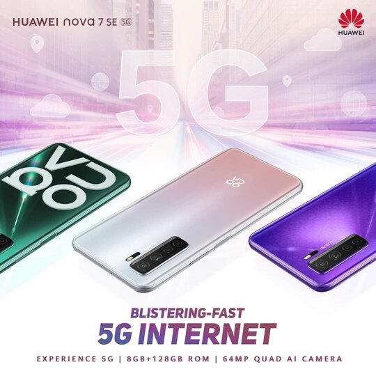 2021 இல் சொந்தமாக்கிக் கொள்ள வேண்டிய ஸ்மார்ட்போனாக திகழும் 5G இனால் வலுவூட்டப்படும் Huawei Nova 7 SE
