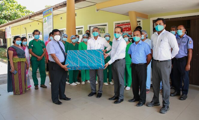 Hemas Consumer facilitates Dankotuwa Base Hospital’s Covid ward with notable donations