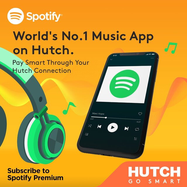 HUTCH partners Spotify, bringing the world’s most popular audio streaming service to Sri Lanka