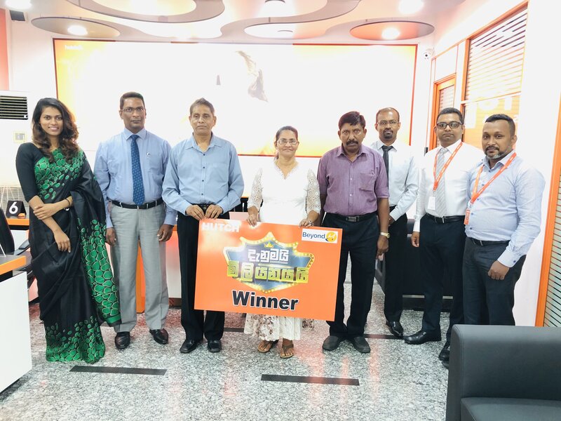 Winners of HUTCH Danumai Miliyanayai 26th season awarded exciting cash prizes