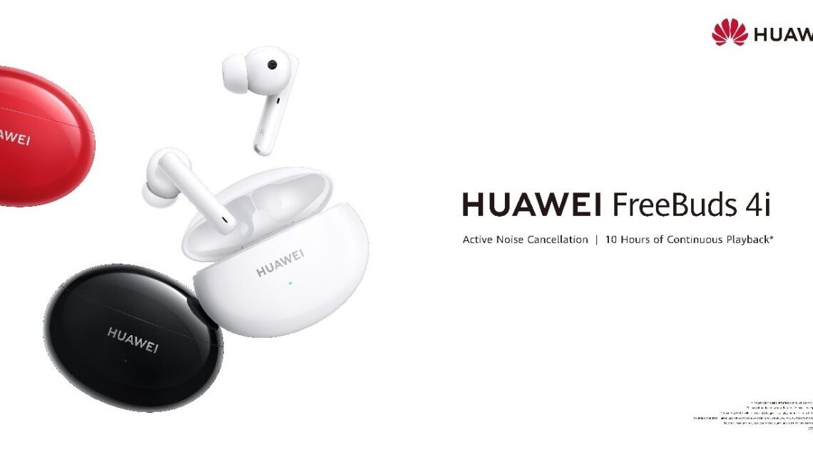 Huawei Unveils HUAWEI FreeBuds 4i with Active Noise Cancellation and Powerful Battery Life