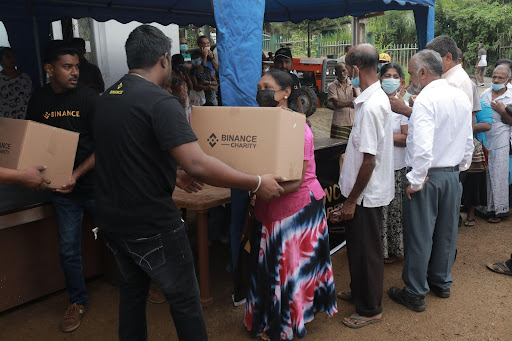 Binance Charity Teams Up with Local Binance Angel to Feed 1,000 Families in Sri Lanka