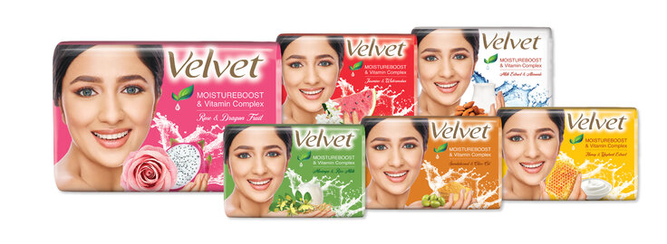 Moistureboost and Vitamin complex powered Velvet soap range offers long lasting moisturization