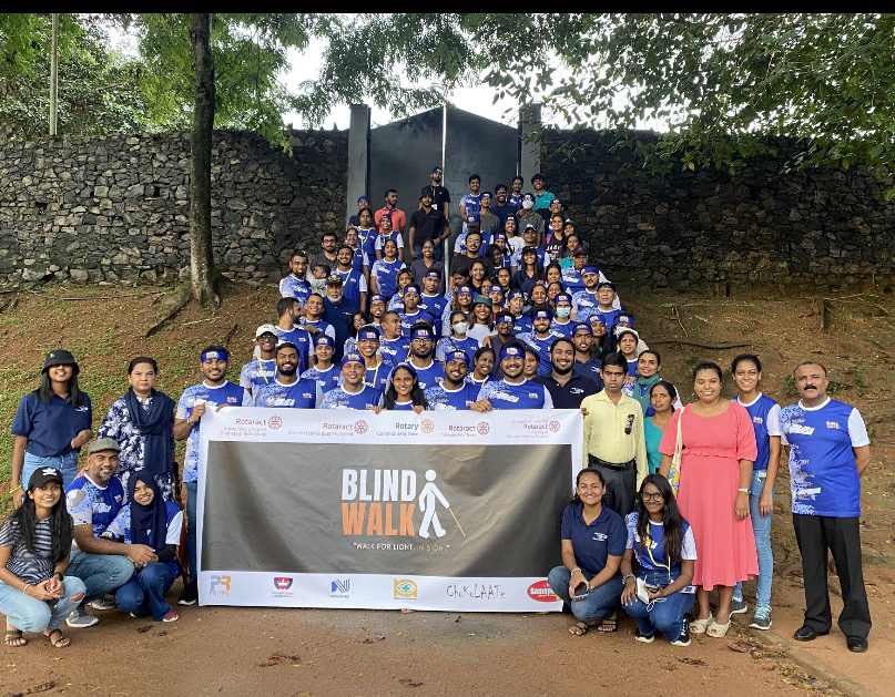 “BLIND WALK 2022” held in Colombo