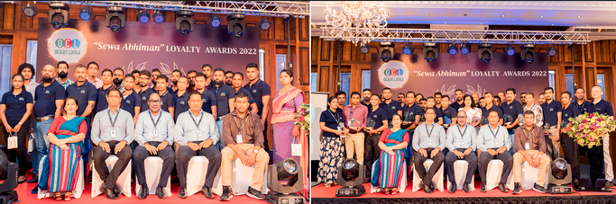 ‘OCL Sewa Abhiman 2022’ Loyalty விருதுகள் விழாவில் நீண்ட கால சேவை கொண்ட 145 ஊழியர்களை கௌரவித்த Ocean Lanka