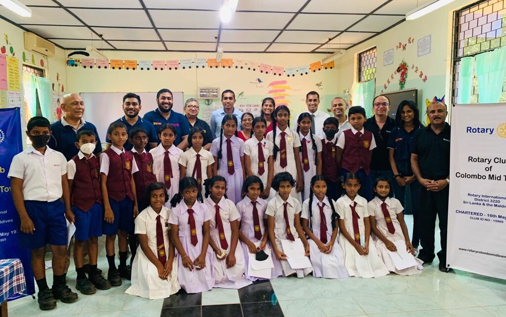 Rotary Club of Colombo Mid Town completes a Basic Education and Literacy project in Sevanagala