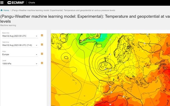 Huawei Cloud Pangu-Weather Model Now Available on European Weather Agency Website