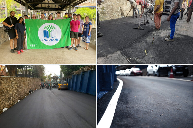 The Overseas School of Colombo Ties-up With AGC Innovate to Pave Sustainable Internal School Driveway