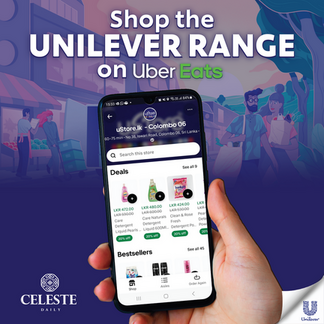 Celeste Daily மற்றும் Uber Eats உடன் இணைந்து நுகர்வோரின் வசதியை மேம்படுத்தும் யூனிலீவரின் uStore.lk