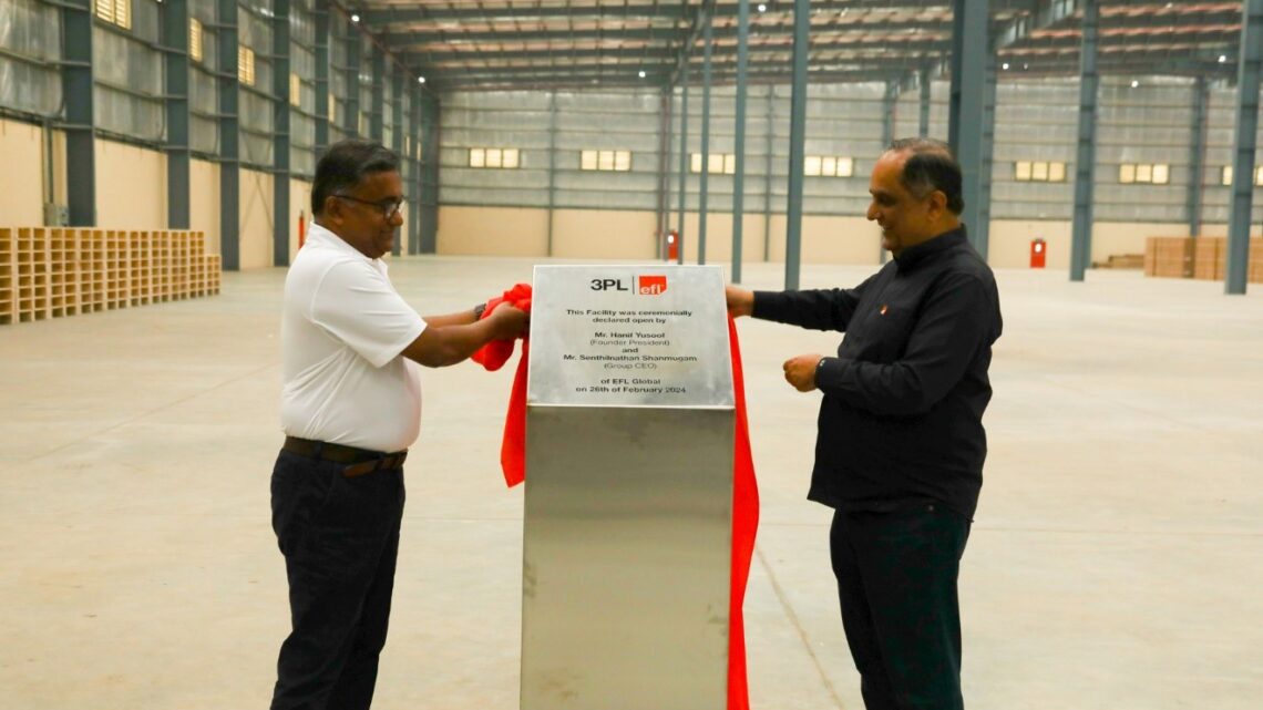 EFL 3PL Expands Operations in India with the Launch of Flagship Distribution Center in Mumbai