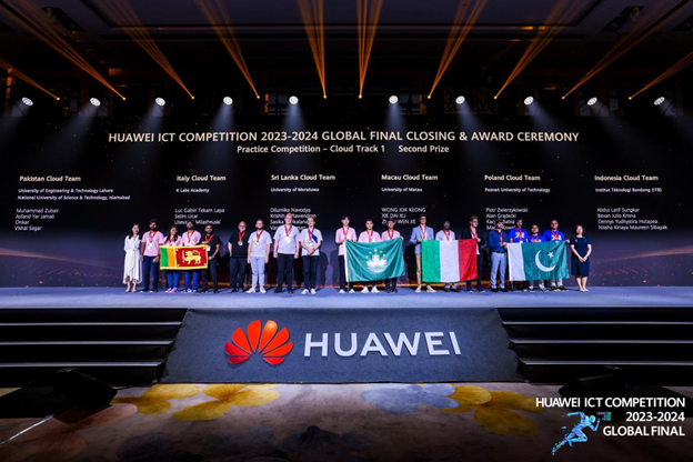 Sri Lankan Team from Moratuwa University Secures Second Prize at Huawei ICT Competition 2023–2024 Global Finals