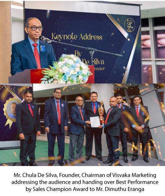 Visvaka Marketing celebrates 21st Anniversary at the iconic ‘Cosmic – Lotus Tower’