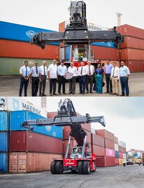 Rank Container Terminals இன் செயற்றிறனை அதிகரிக்க DIMO Kalmar Reach Stacker