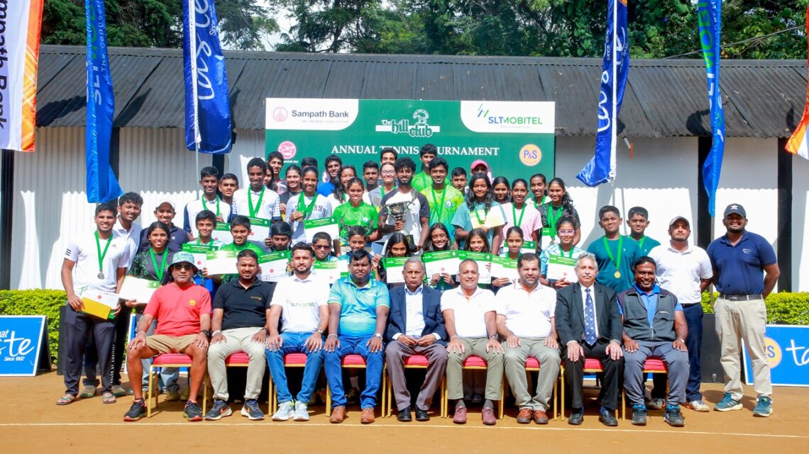 Perera & Sons Sponsors Hill Club Open Tennis Tournament for Third Consecutive Year
