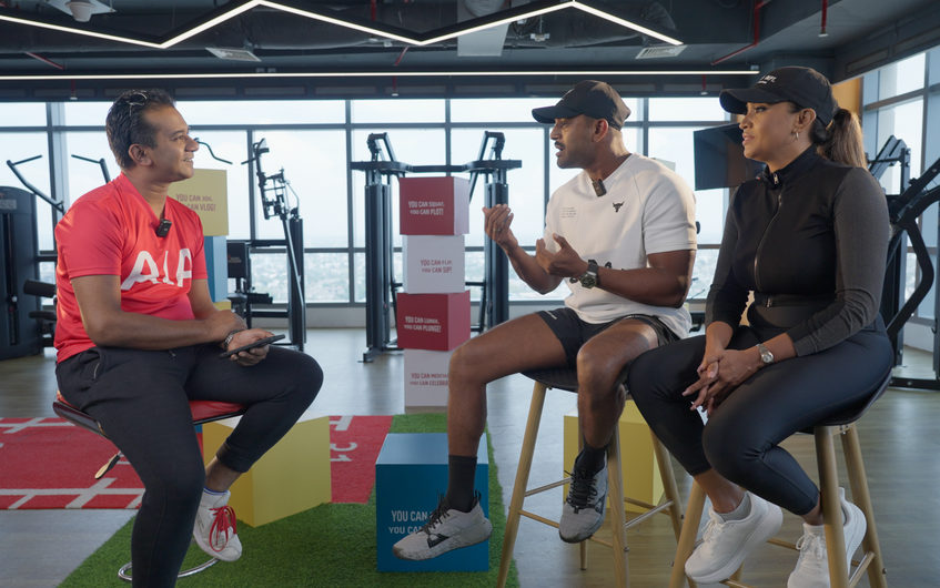 AIA Insurance in collaboration with Pod Hub presents the debut episode of Rethink Healthy Podcast: Featuring Malaka and Shalini Rubasinghe