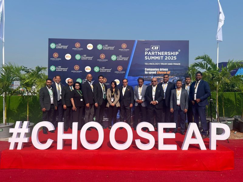 Sri Lankan Delegation Participates in CII Partnership Summit 2025 in Visakhapatnam, Andhra Pradesh