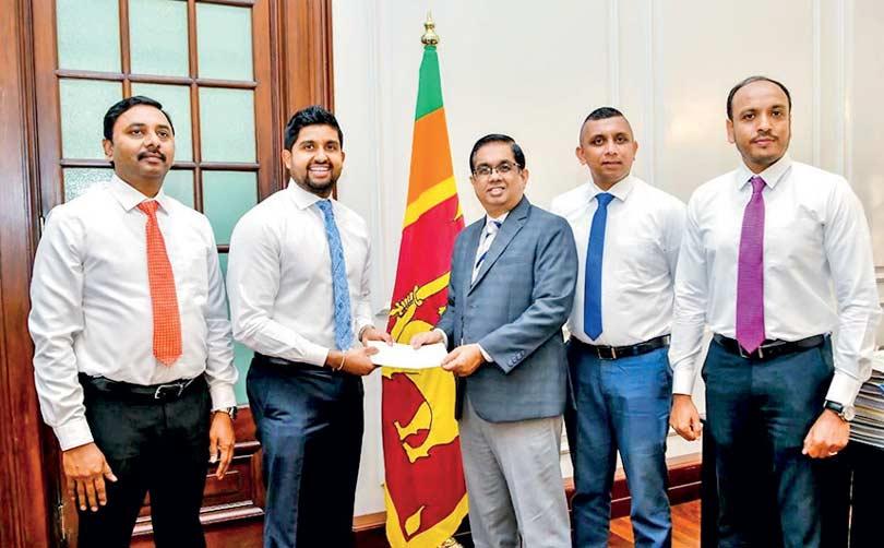 Yaden Laboratories contributes Rs.20mn to Rebuild Sri Lanka Fund