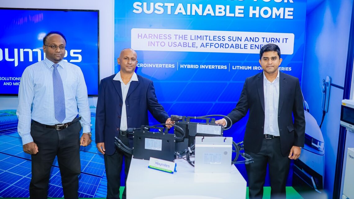 David Pieris Renewable Energy நிறுவனம் PROJOY மின் தீர்வுகள் மற்றும் Hoymiles சூரிய சக்தி அமைப்புகளை அறிமுகப்படுத்துகிறது