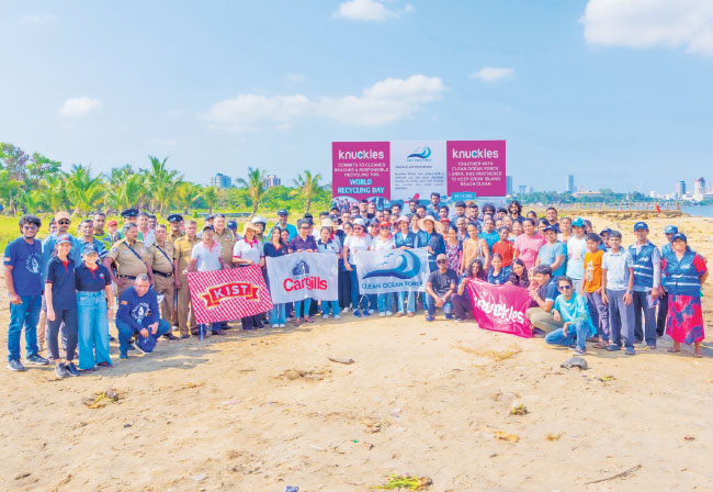 Cargills adopts Crow Island Beach in partnership with COF Lanka