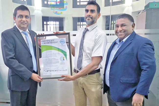 RTS Holdings’ Hidellana and Avissawella tea factories get Zero Carbon Manufacturing Certification