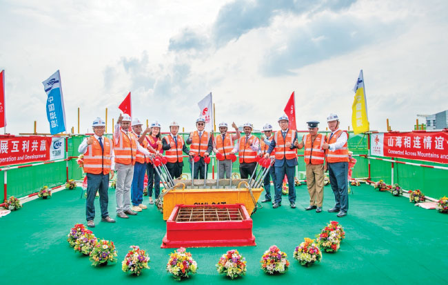 CHEC marks key milestone in China-Funded housing project in Colombo