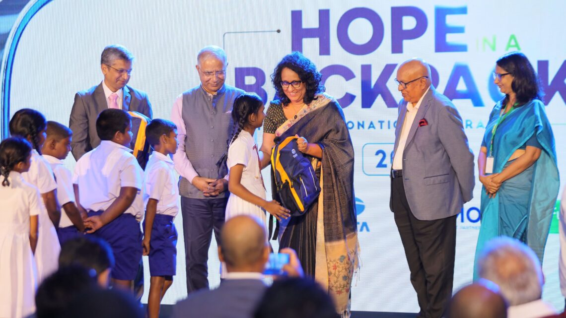 DIMO, ChildFund நிறுவனங்களுடன் இணைந்து இலங்கையில் அனர்த்தத்தினால் பாதிக்கப்பட்ட பாடசாலை மாணவர்களுக்கான மனிதாபிமான கல்வி உதவித் திட்டத்தை முன்னெடுக்கும் Tata Group