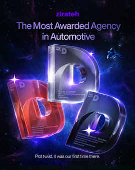 Zirateh Becomes the Most Awarded Agency in Automotive on Its SLIM Digis Debut
