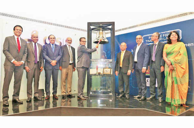 People’s Bank rings opening bell at CSE